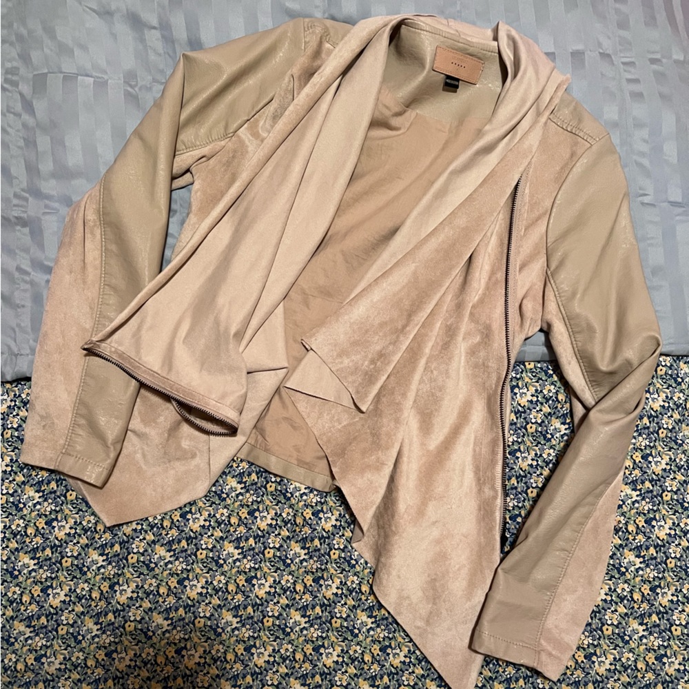 BLANK NYC Mixed Media Jacket